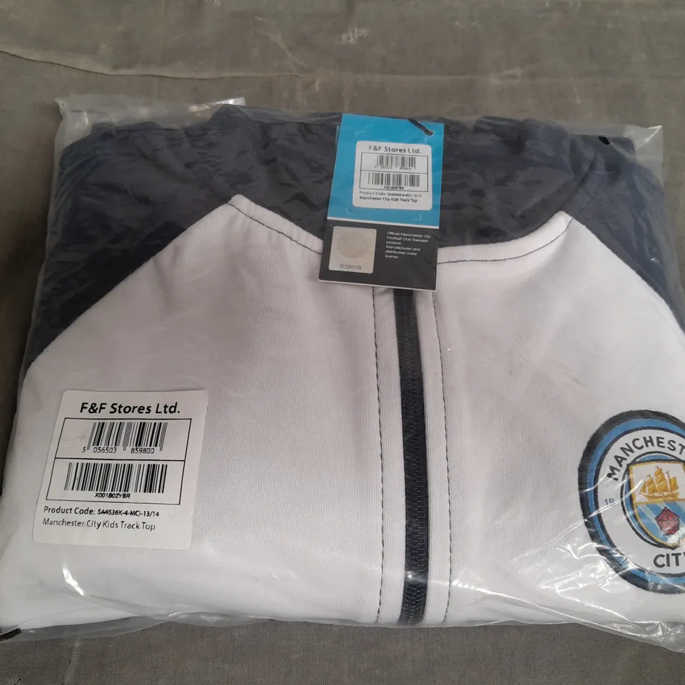 MAN CITY KIDS TRACK TOP SIZE 13/14