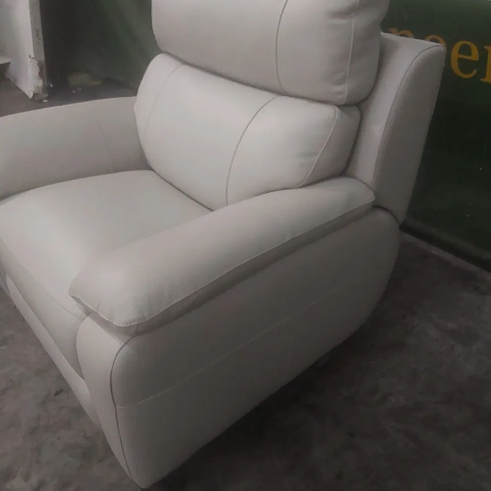 QUALITY DESIGNER ITALIAN MADE PATRIZIO ELECTRIC RECLINER LEATHER UPHOLSTERED CHAIR