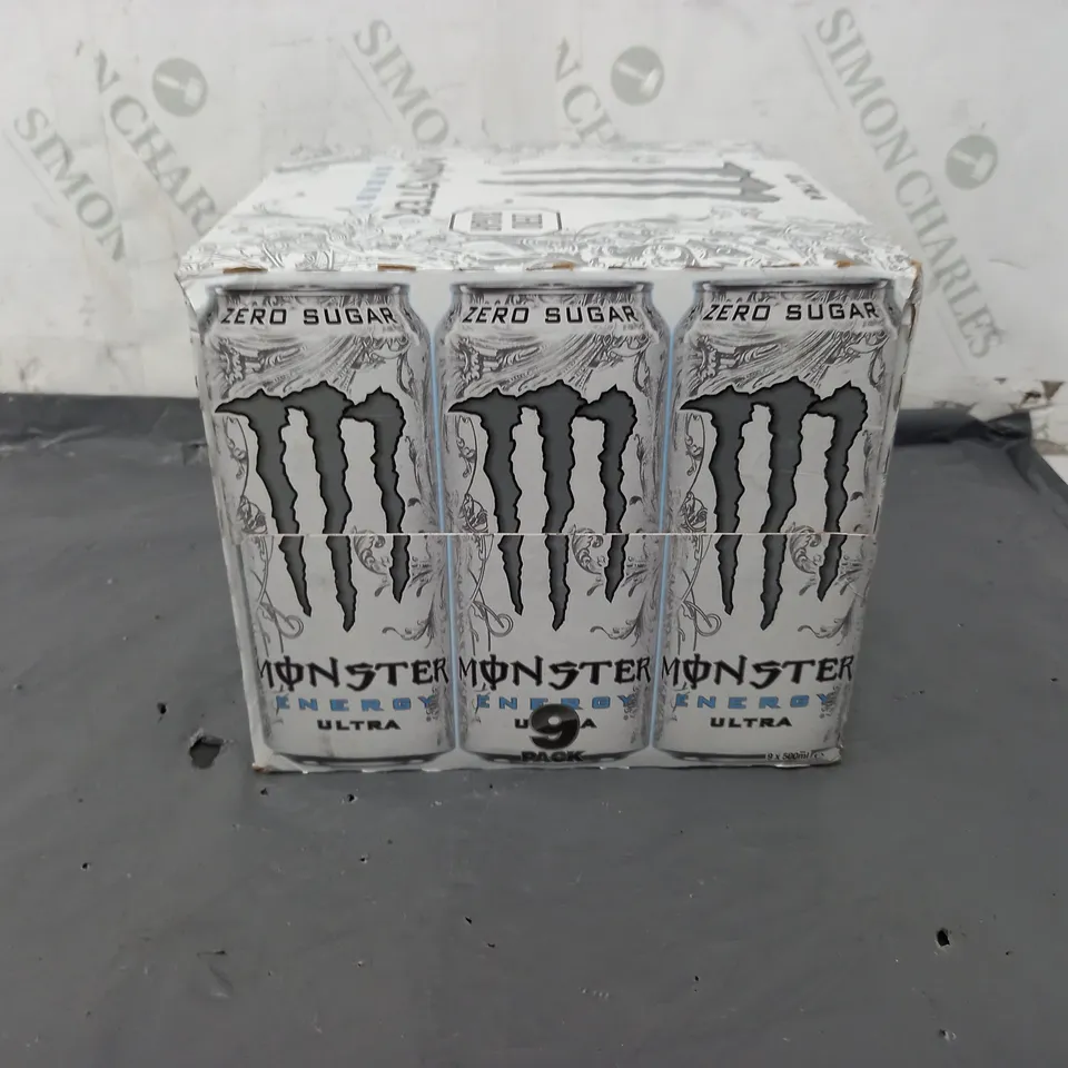 9X MONSTER ENERGY ULTRA 500ML 