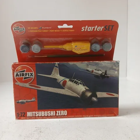 AIRFIX 1:72 MITSUBISHI ZERO STARTER SET