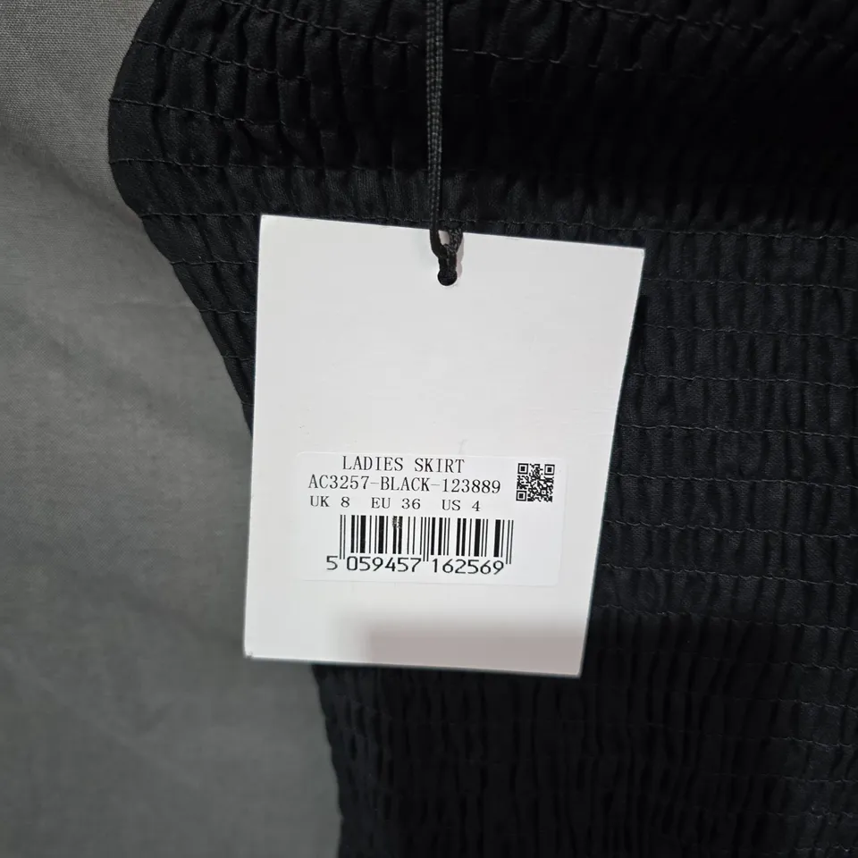 GLAMOROUS LADIES SKIRT - BLACK, UK 8 (EU 36, US 4) 