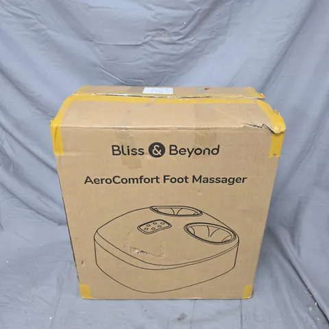 BOXED BLISS & BEYOND AEROCOMFORT FOOT MASSAGER
