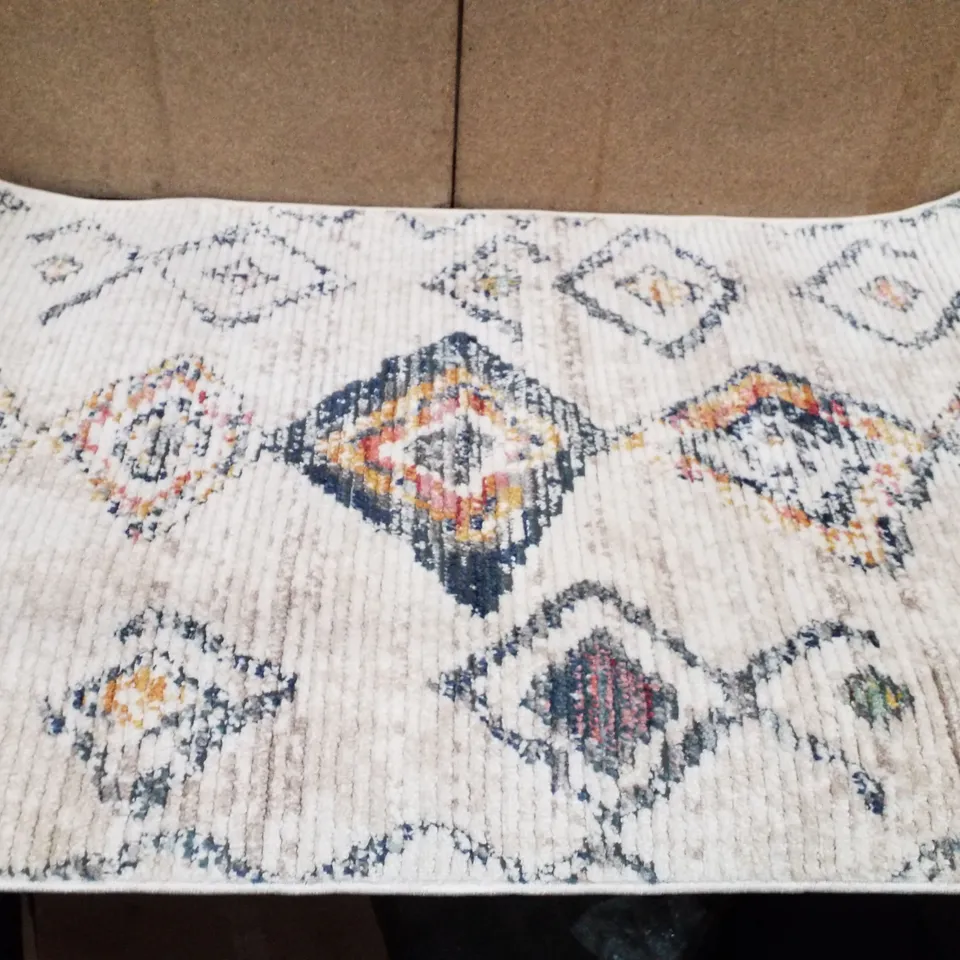 BRAND NEW PACO HOME KAYACIK 575 AREA RUG IN MULTICOLOURED (80X150cm)