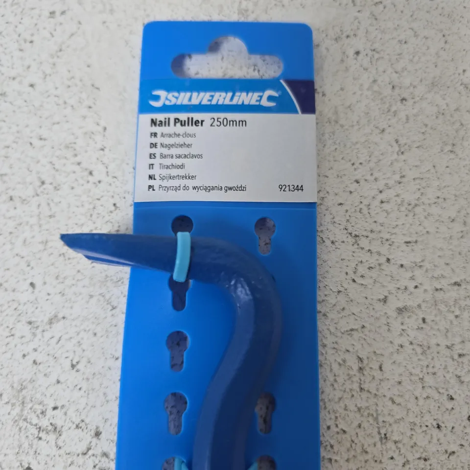 SILVERLINE NAIL PULLER 250MM – BLUE
