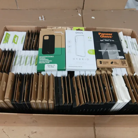 APPROXIMATELY 90 MOBILE PHONE CASES AND SCREEN PROTECTORS FOR SAMSUNG AND IPHONE 