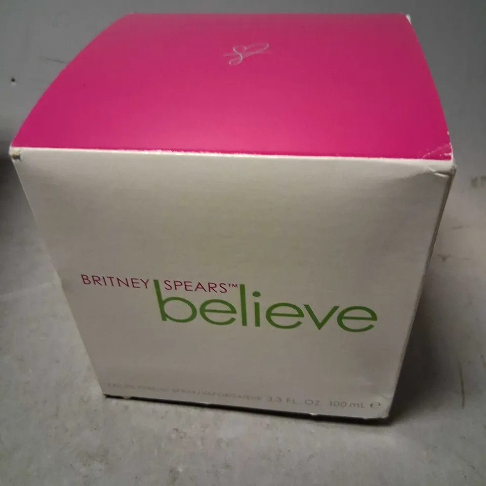 BOXED BRITANY SPEARS BELIEVE EAU DE PARFUM 100ML