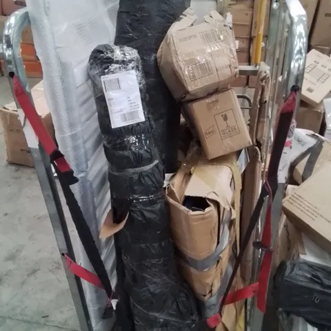 CAGE CONTAINING VARIOUS BOXED HOUSEHOLD CUSTOMER RETURNS