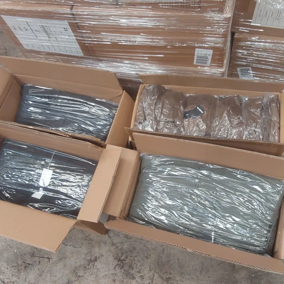 PALLET CONTAINING APPROXIMATELY 140x BRAND NEW ASSORTED DESIGNER CLOTHING ITEMS INCLUDING: SIMPLY BE JACKETS ECT