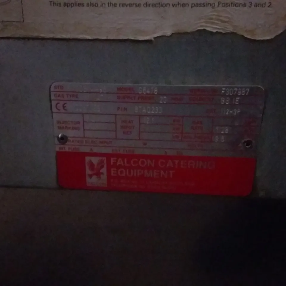 FALCON GAS ATMOSPHERIC STEAMER