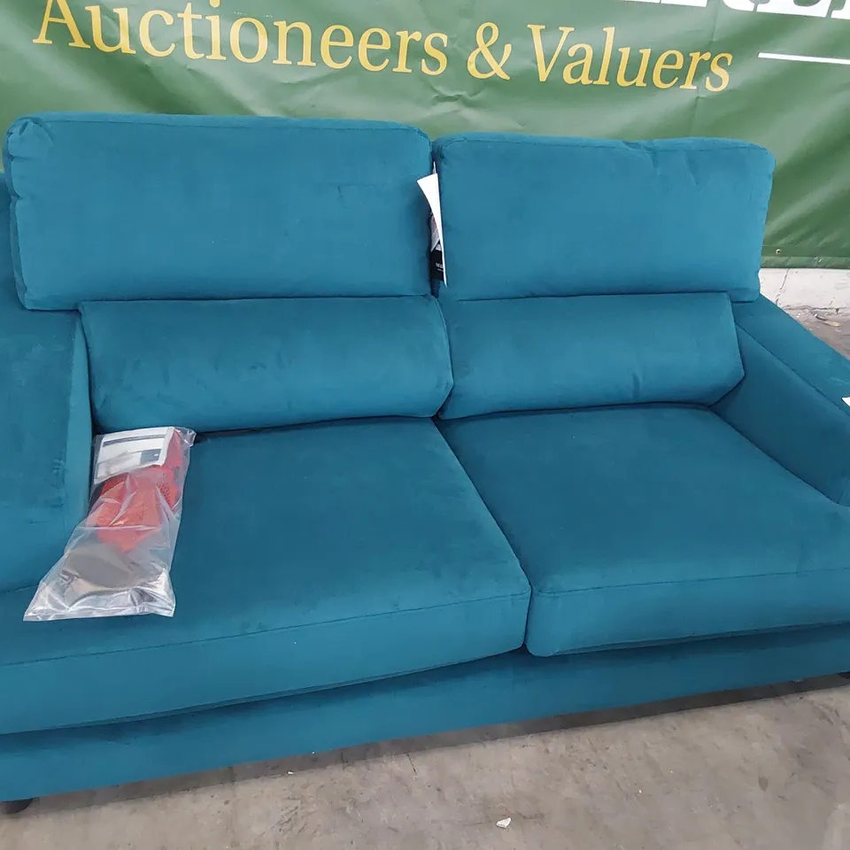 QUALITY BRITISH DESIGNER LOUNGE Co ROMILEY 2.5 SEATER DRAGON EYE PLUSH FABRIC