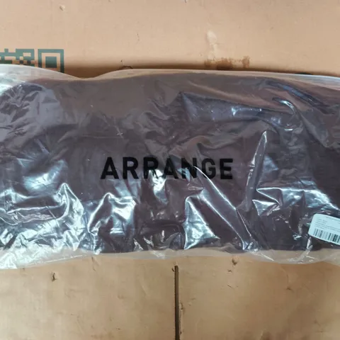 BAGGED ARRANGE OVERSIZED PREMIUM HEAVYWEIGHT HOODIE IN COFFEE BEAN SIZE XS