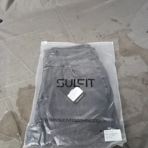 SULFIT SLIM TAPERED FIT JEANS β GREY WASH, UK 32R (SUL-008)