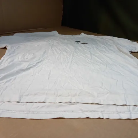 NIKE OFF WHITE/LOGO TEE - XXL