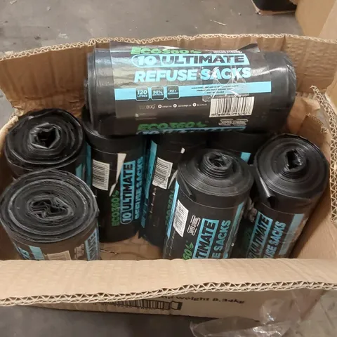 BOX OF 8 ECO360 10 ULTIMATE REFUSE SACKS