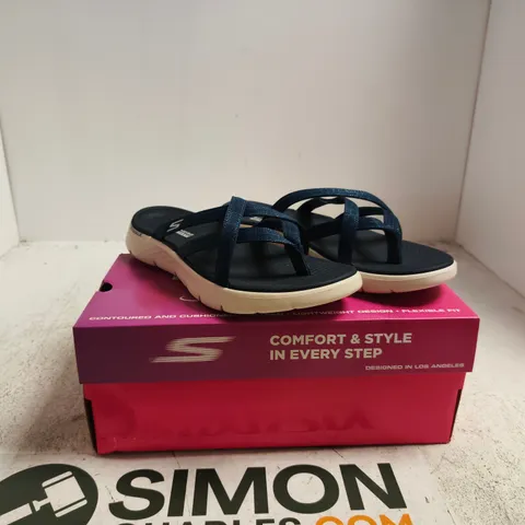 SKECHERS GOWALK SANDALS – NAVY STRAPS, WOMEN'S SANDALS UK 6