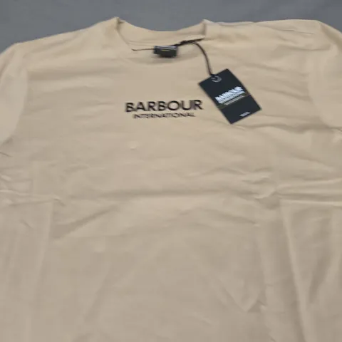 BARBOUR INTERNATIONAL LOGO T-SHIRT SIZE L