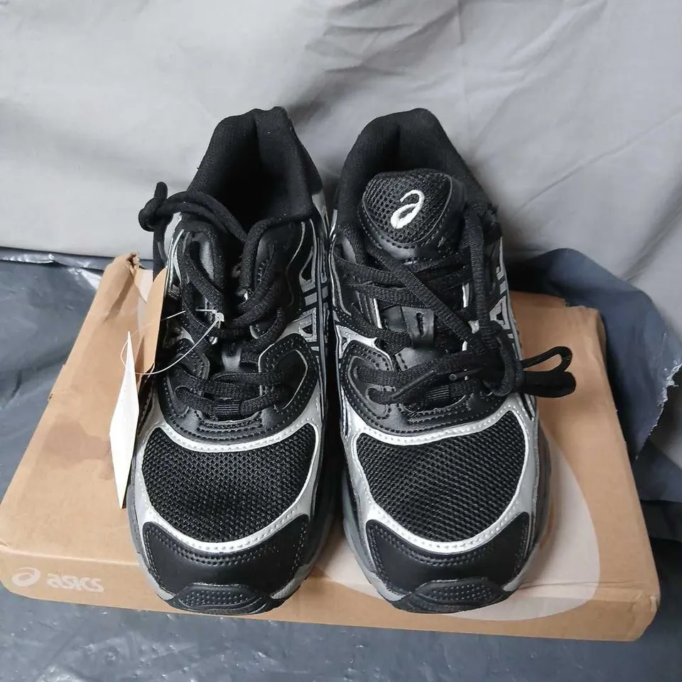 ASICS GEL-NYC MEN'S TRAINERS – UK 7 – BLACK/SILVER