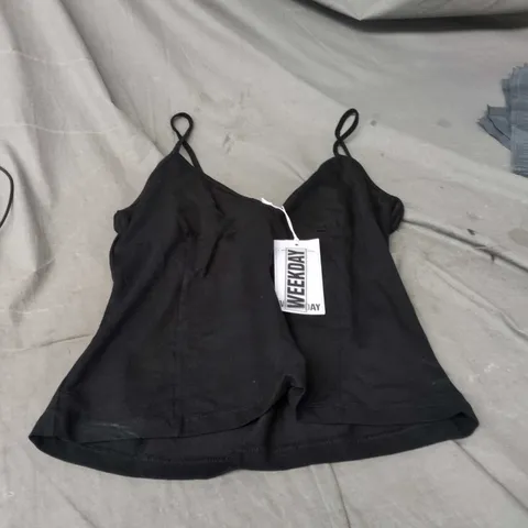 WEEKDAY BLACK BRALETTE CAMISOLE TOP – WOMEN'S