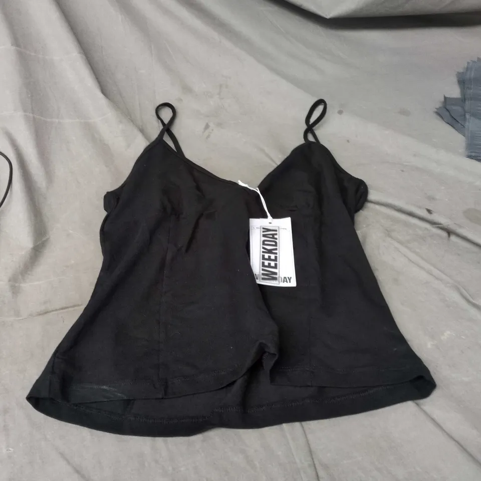 WEEKDAY BLACK BRALETTE CAMISOLE TOP – WOMEN'S