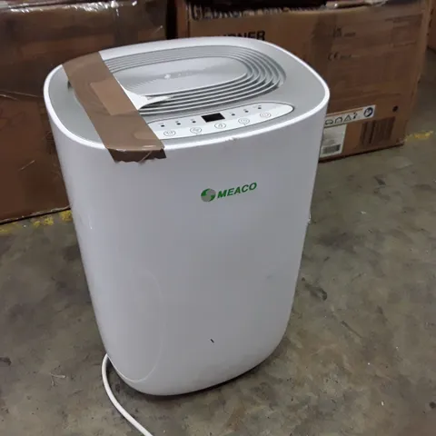 MEACO MEACODRY ABC10L 10L PORTABLE DEHUMIDIFIER - SILVER & WHITE