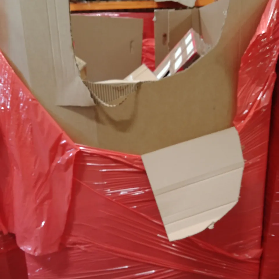 PALLET OF ASSORTED HOUSEHOLD GOODS AND PRODUCTS TO INCLUDE; ELECTRIC CLOTHES DRYER,ICE BATH,AREA RUG