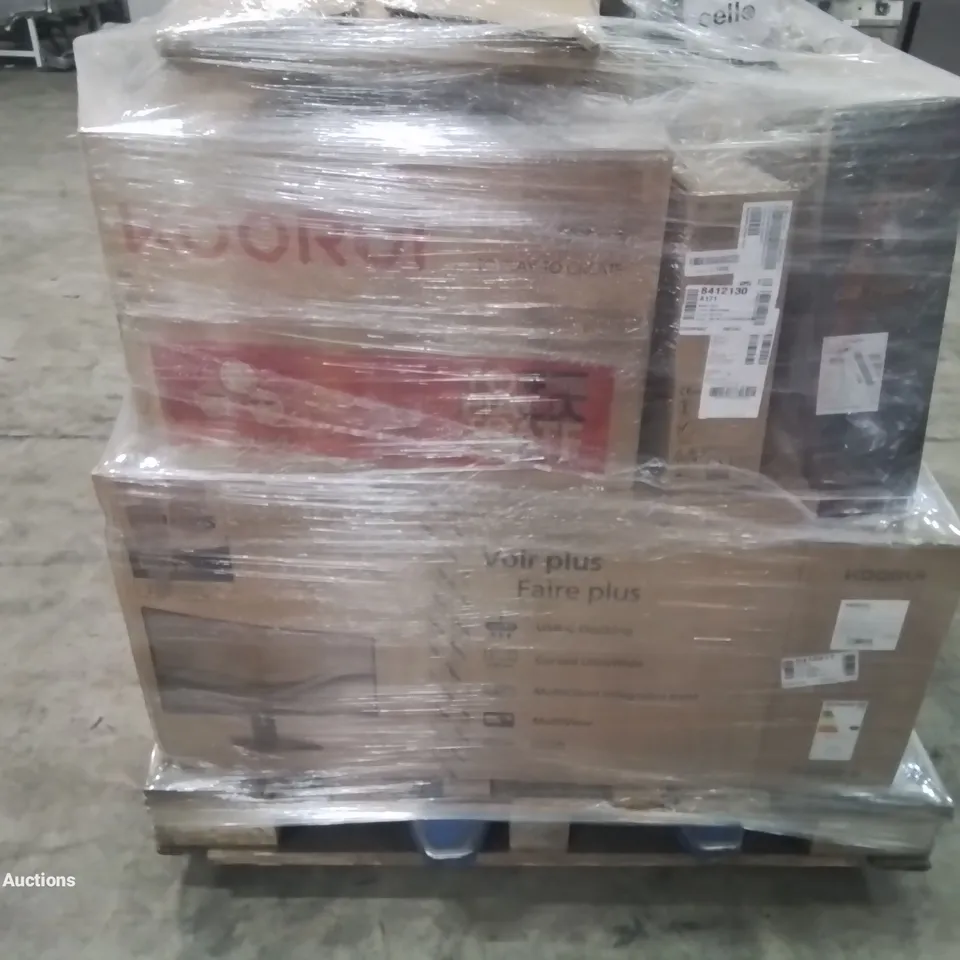 PALLET OF APPROXIMATELY 21 UNPROCESSED RAW RETURN MONITORS TO INCLUDE;