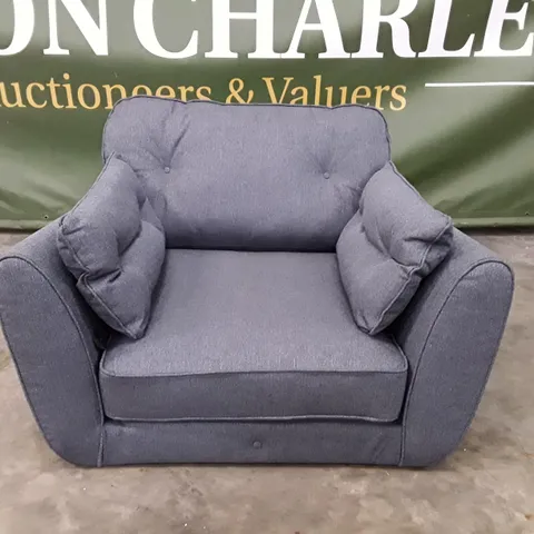 DESIGNER PAULO CHAIR - MIDNIGHT FABRIC