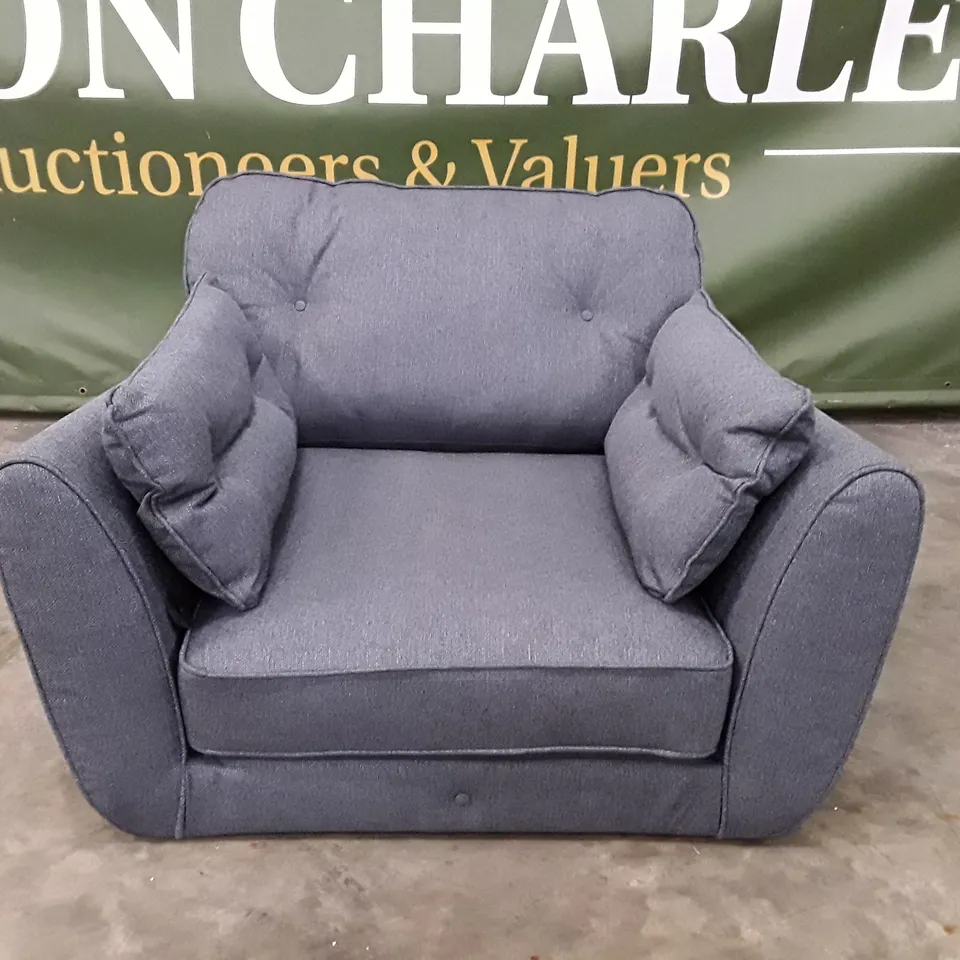 DESIGNER PAULO CHAIR - MIDNIGHT FABRIC