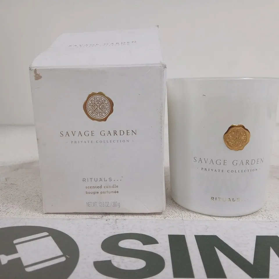 SAVAGE GARDEN PRIVATE COLLECTION RITUALS SCENTED CANDLE – BOXED