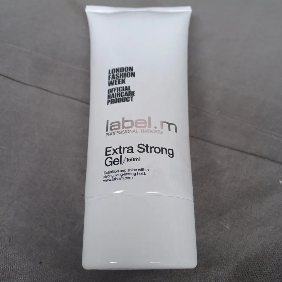 APPROXIMATELY SIX LABEL M PROFESSIONAL HAIR CARE EXTRA STRONG GEL 150ML