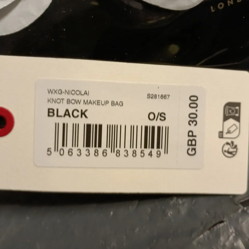 TED BAKER KNOT BOW MAKE UP BAG