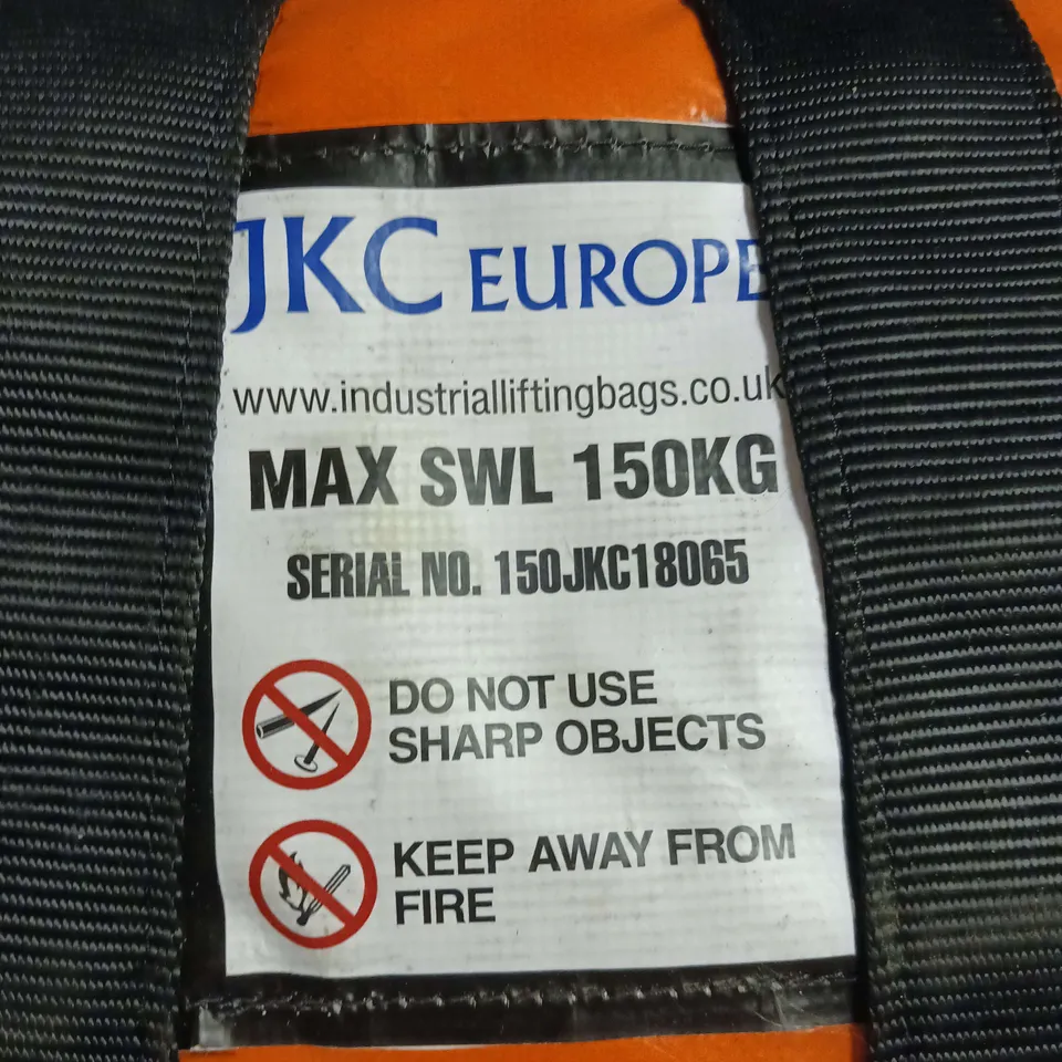 JKC EUROPE INDUSTRIAL LIFTING BAG (MAX LIFT 150KG)