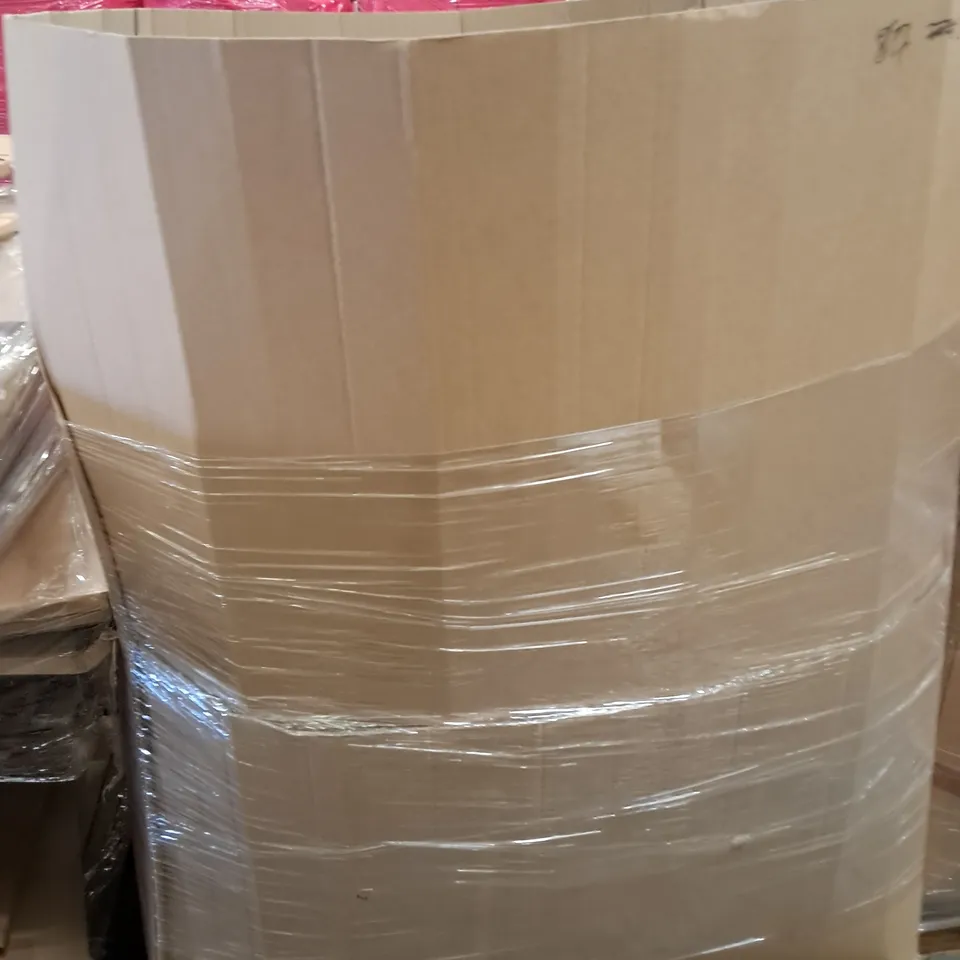 PALLET OF ASSORTED HOME FABRIC ITEMS TO INCLUDE CUSHIONS AND PADS
