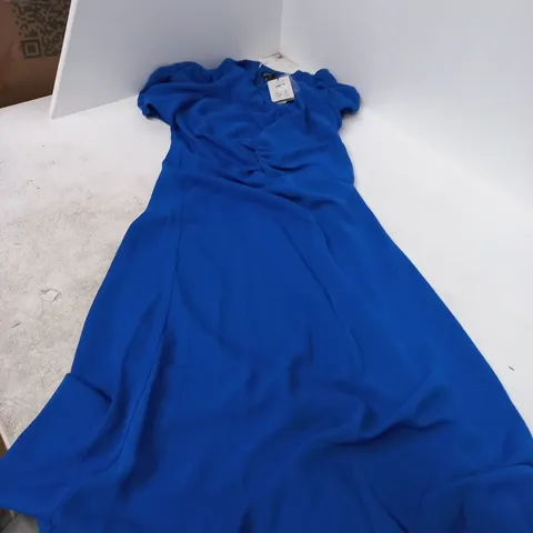 NOBODY'S CHILD BLUE NAOMI MIDI DRESS – UK 10 (EU 38)