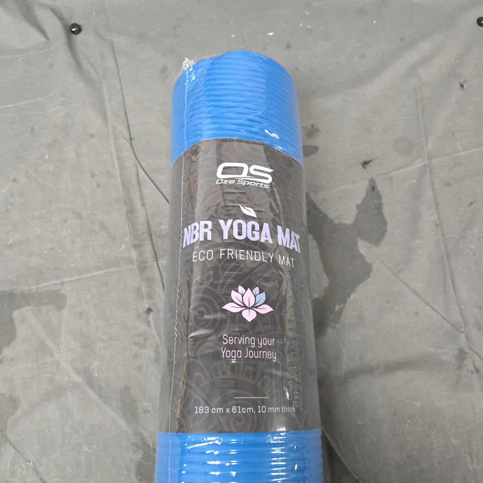 NBR YOGA MAT – ECO FRIENDLY, 183 CM X 61 CM X 10 MM