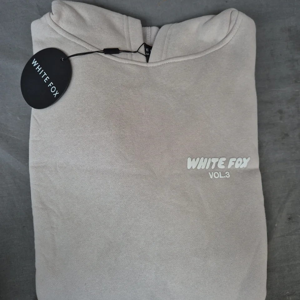 WHITE FOX VOL.3 OFFSTAGE HOODIE IN MOON COLOUR SIZE S/M