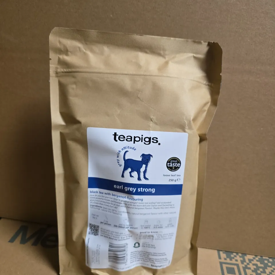Teapigs Earl Grey Strong Loose Leaf Tea – 250g - X4 BAGS 