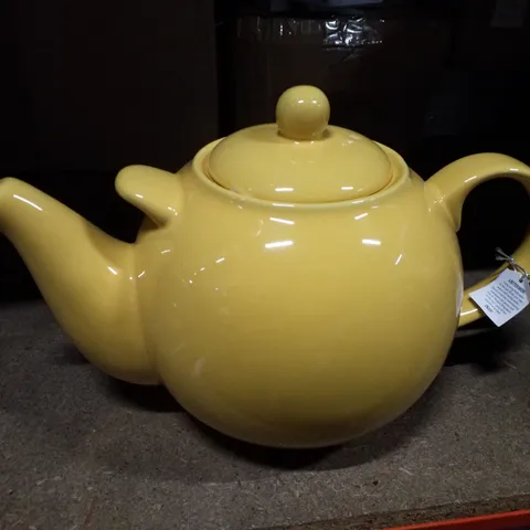 BOXED GLOBE 3L TEAPOT - YELLOW