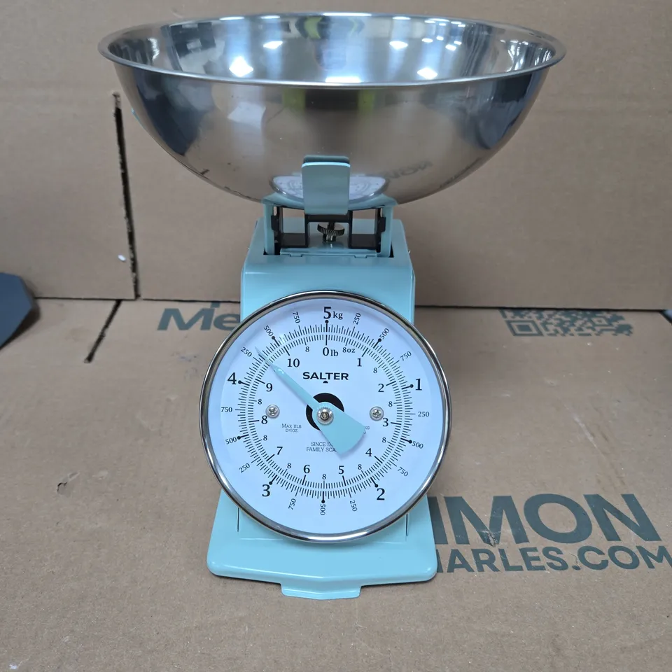 SALTER TIMELESS MECHANICAL SCALE MINT GREEN