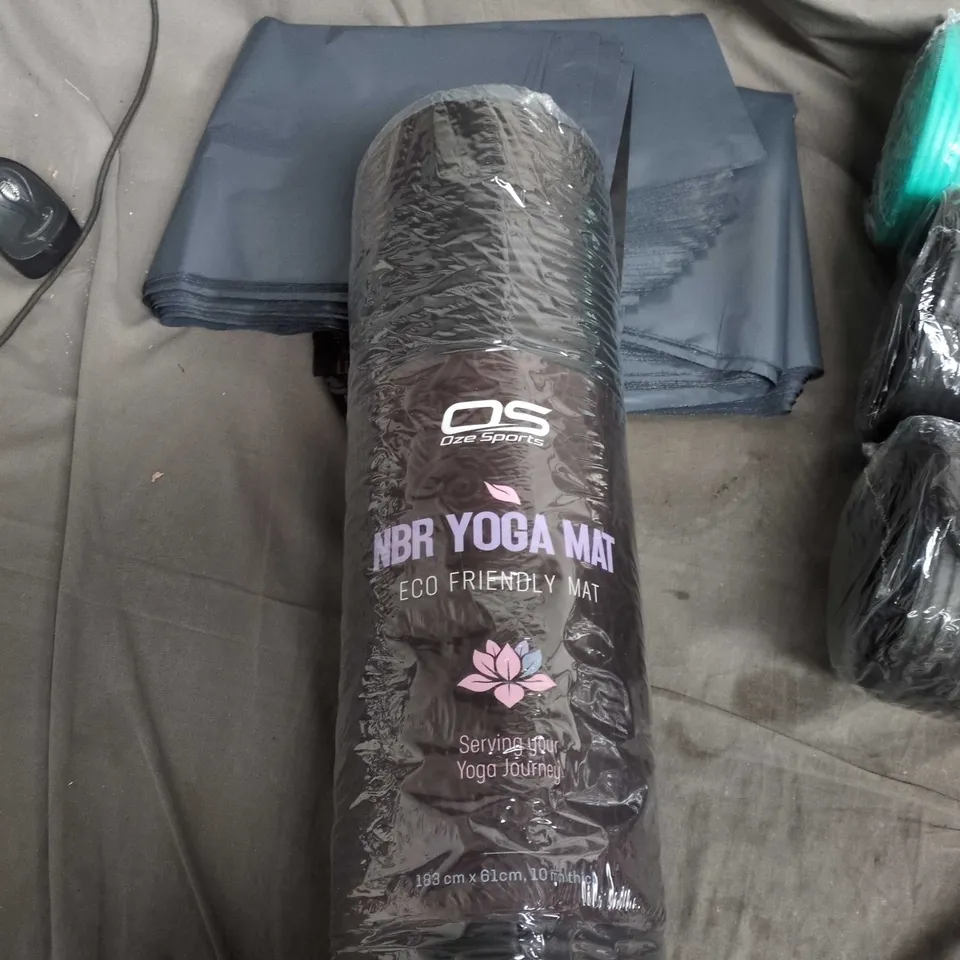 OZE SPORTS NBR YOGA MAT – ECO FRIENDLY, 183 CM X 61 CM X 10 MM