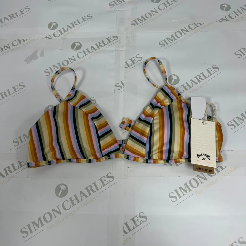 BILLABONG SURF CAPSULE BIKINI TOP IN MULTICOLOUR SIZE XL