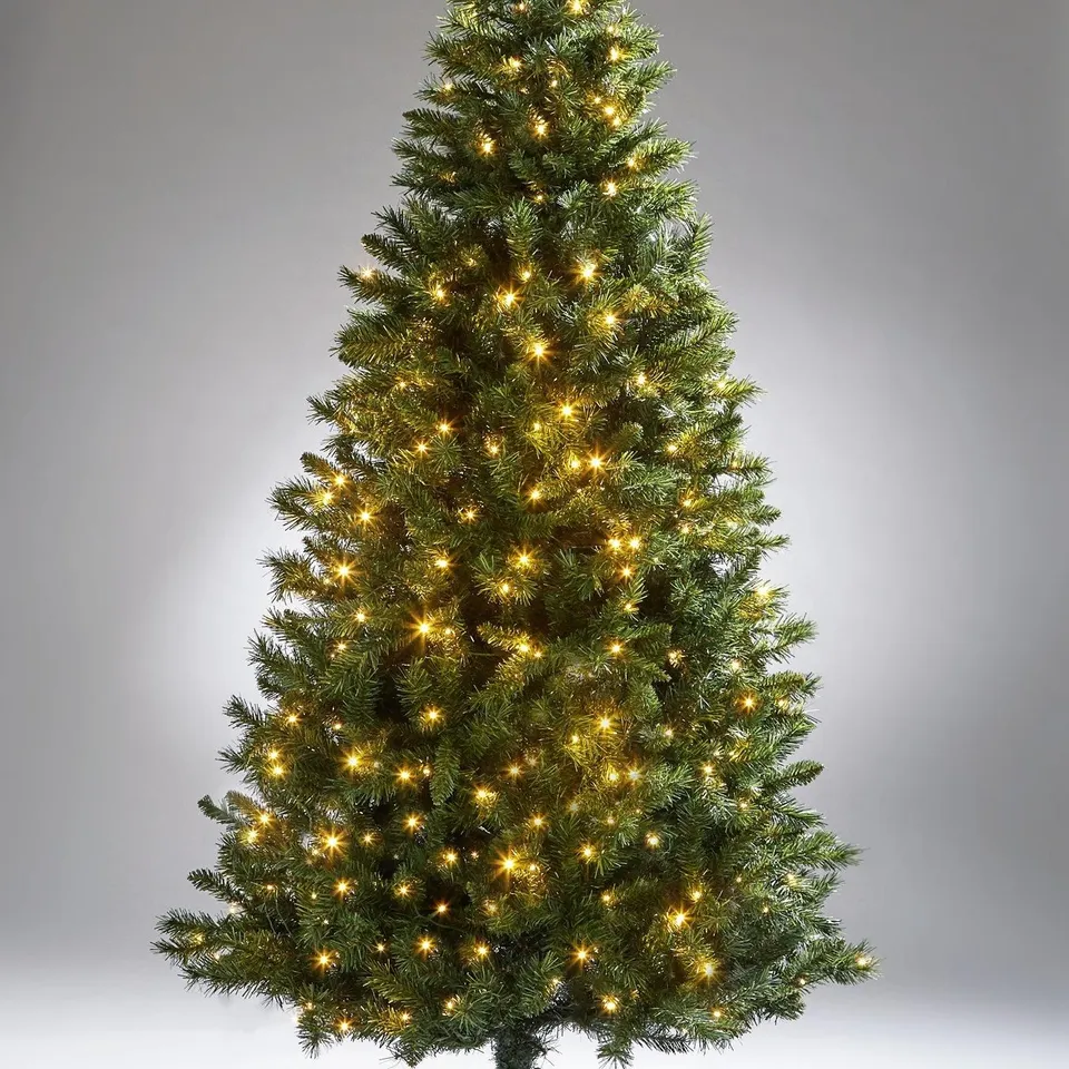 BOXED 6FT REGAL MULTI-FUNCTION PRE LIT CHRISTMAS TREE  RRP &pound;149.99 RRP £149.99