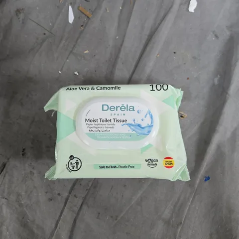 DERÉLA ALOE VERA & CAMOMILE MOIST TOILET TISSUE – BOX OF 18 X 100 SHEETS