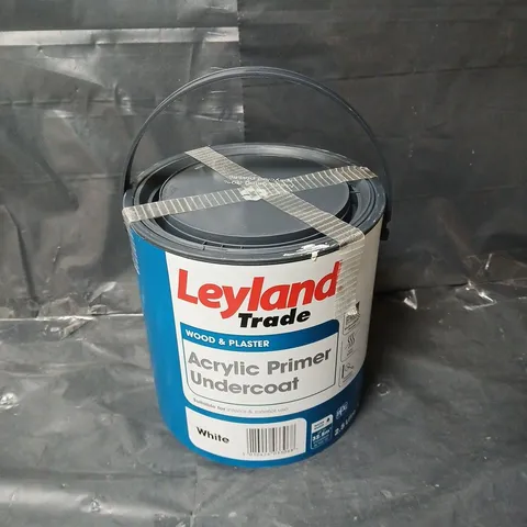 LEYLAND TRADE ACRYLIC PRIMER UNDERCOAT - WHITE 2.5L - COLLECTION ONLY