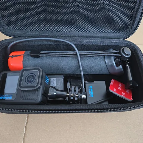 GOPRO 13 BLACK ACTION CAMERA IN CASE