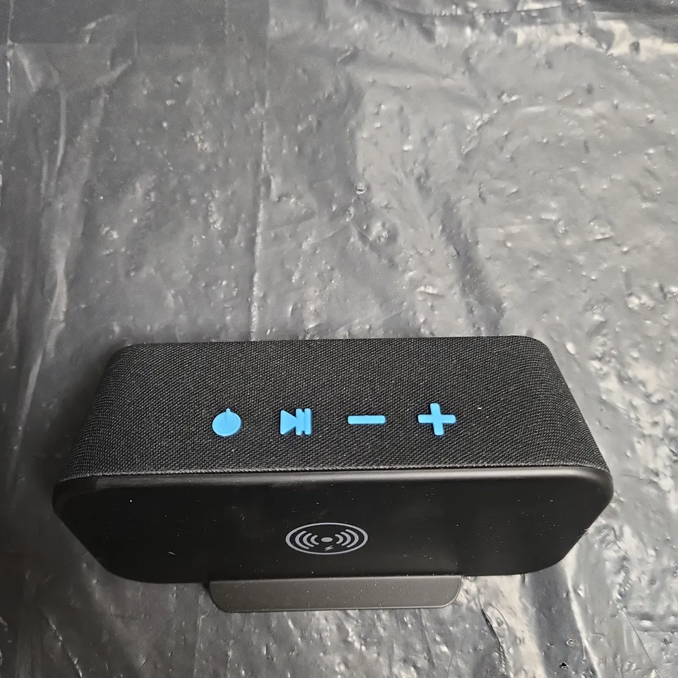 AS ACOUSTIC SOLUTIONS PORTABLE BLUETOOTH SPEAKER WITH WIRELESS CHARGING