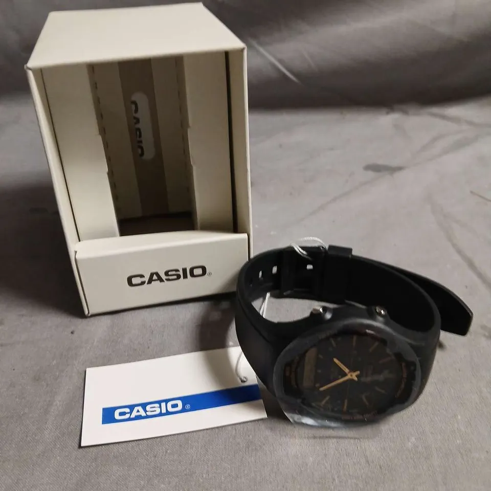 CASIO WRISTWATCH – BLACK, ANALOG
