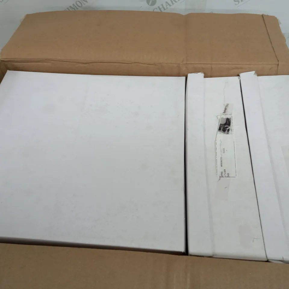 5 BOXED PAIRS OF SILENCE+NOISE WOOD BOTTOM LEATHER BOOTS TO INCLUDE SIZES 6, 7