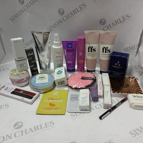 LOT OF BEAUTY PRODUCTS TO INCLUDE THE ORDINARY SALICYLIC ACID SOLUTION, ETC