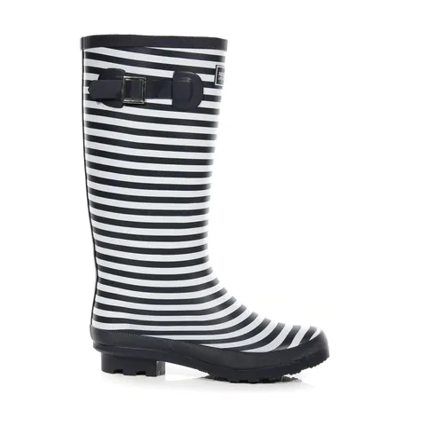 BRAND NEW REGATTA LADY FAIRWEATHER II WOMENS WELLIES IN NAVY/WHITE SIZE UK 5